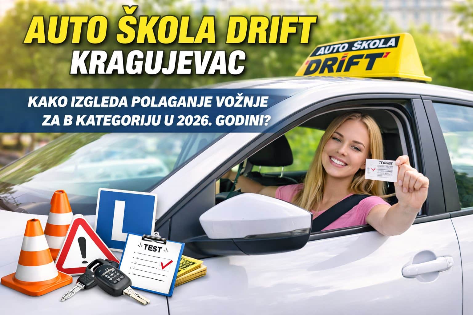KAKO IZGLEDA OBUKA VOŽNJE ZA B KATEGORIJU U 2026.